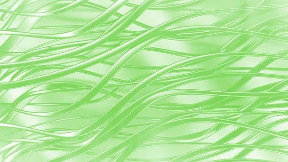 Abstract Glossy Line Green Background