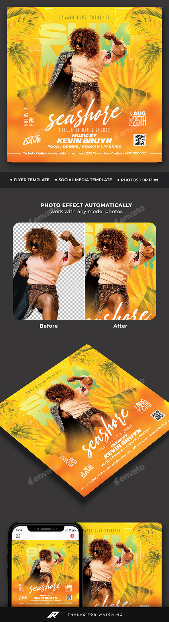 Summer Party Flyer Template
