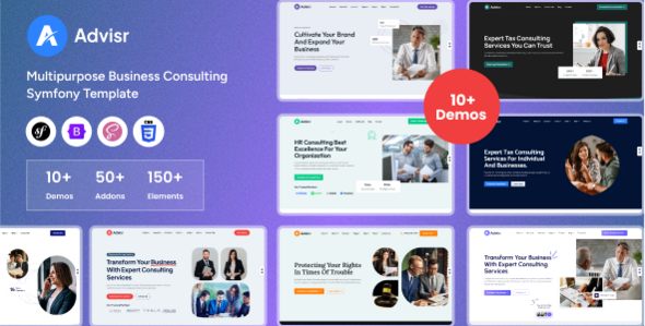 Advisr – Multipurpose Business Consulting Symfony Template
