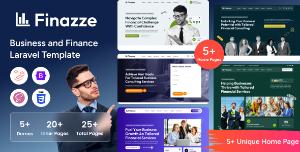 Finazze – Business and Finance Laravel Template