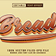 Bread 3d Text - Editable Text Effect 