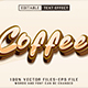 Coffee 3d Text - Editable Text Effect 