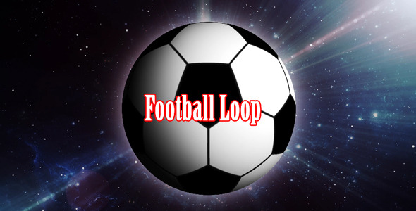 Football Soccer Space Loop