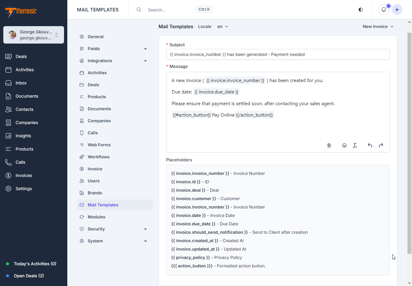 Invoicing & Smart Billing Module for Concord CRM by themesic | CodeCanyon