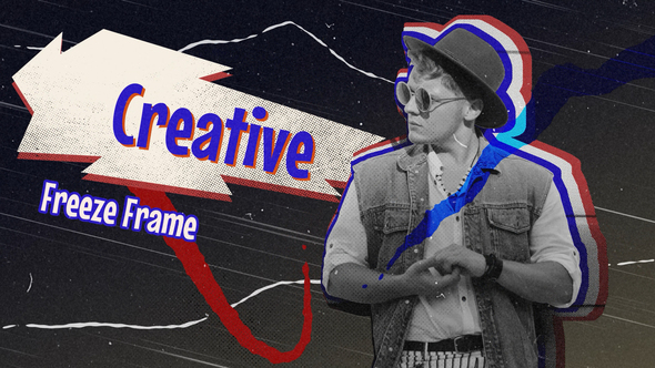 Creative Freeze Frame Openers template preview