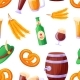 Oktoberfest Seamless Pattern 