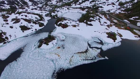 Ryfylke in Norway, aerial footage alt
