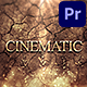 Cinematic Titles for Premiere Pro 