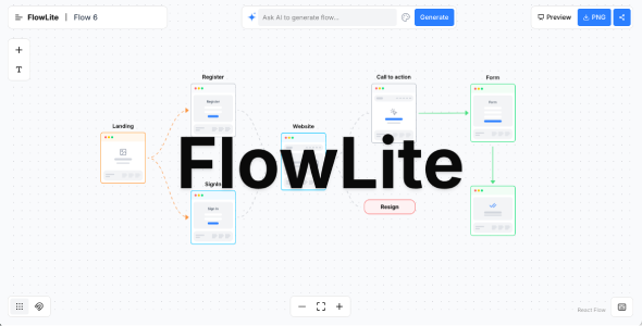 FlowLite Laravel - User Flow Builder