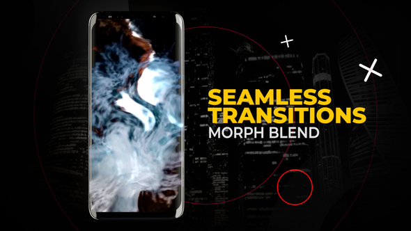 Vertical Morph Blend Transitions | After Effects Elements template preview