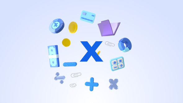 Finance 3D Logo Logo Stings template preview