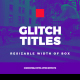 Universal Glitch Titles I Premiere Pro 