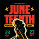Juneteenth National Independence Day Flyer 