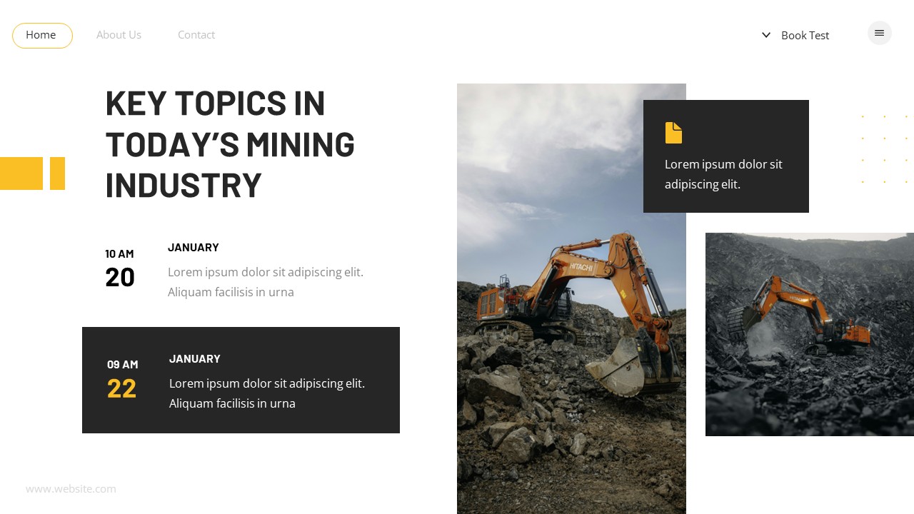 Mining Industry Powerpoint Template, Presentation Templates | GraphicRiver