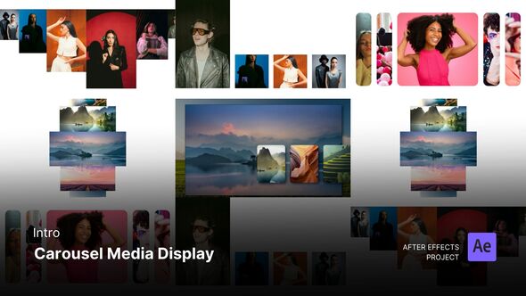 Intro - Carousel Media Display After Effects Template Elements template preview