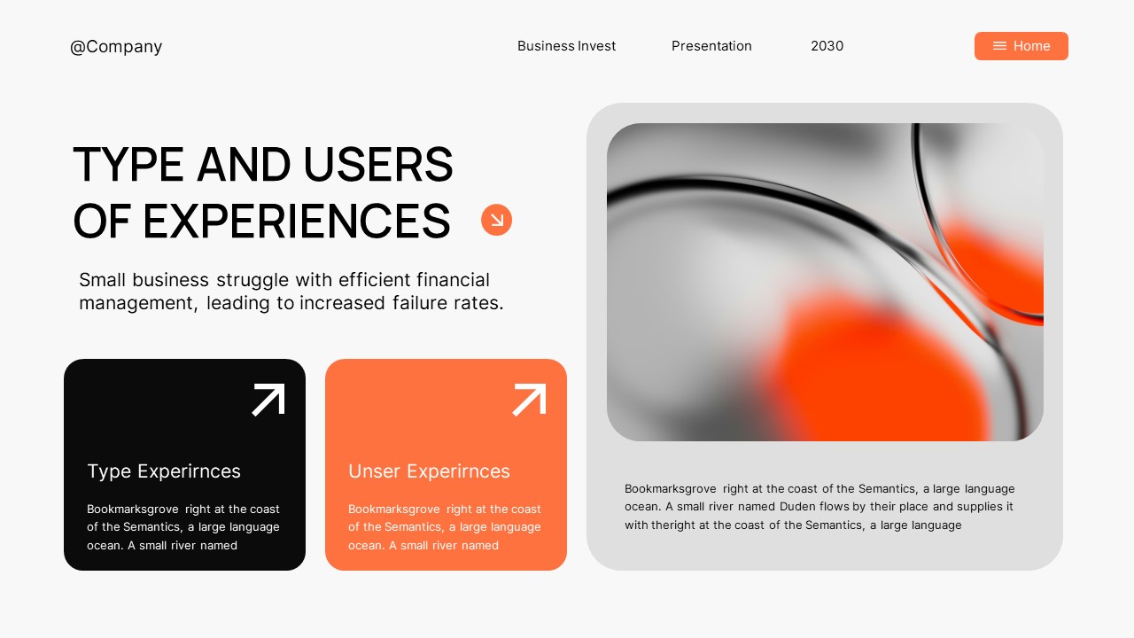 Black White Orange Modern Business Invest PowerPoint, Presentation ...