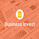 Black White Orange Modern Business Invest Google Slides 