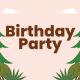 Happy Birthday Greeting Card 