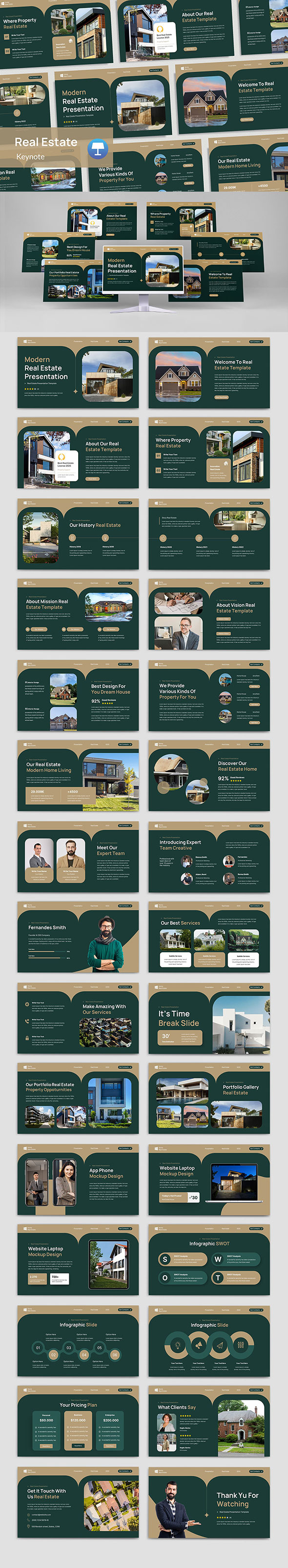 Green Real Estate Keynote Template