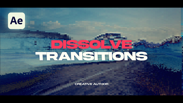 Transitions Dissolve Elements template preview