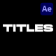 Titles - VideoHive Item for Sale