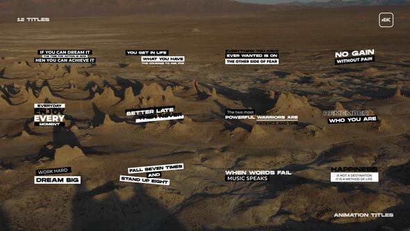 Titles Titles template preview