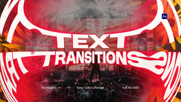 Text Transitions Elements template preview