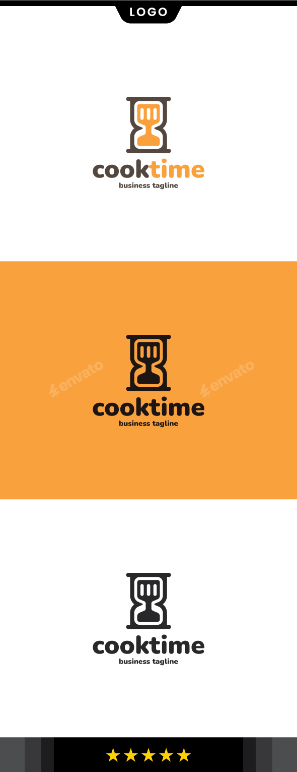 Cooking Time Logo Template