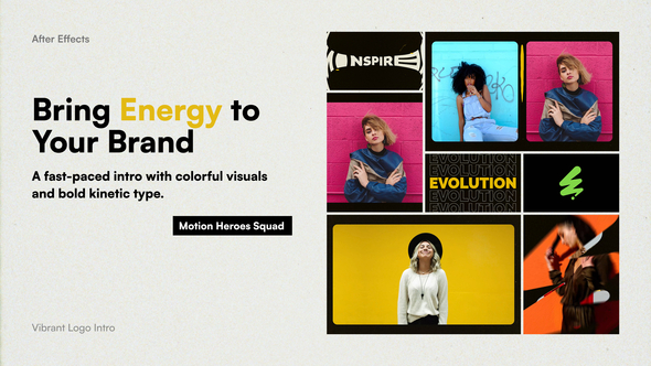 Vibrant Logo Intro Logo Stings template preview