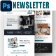 Investment Solutions Email Newsletter PSD Template 