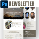 Event Management Email Newsletter PSD Template 