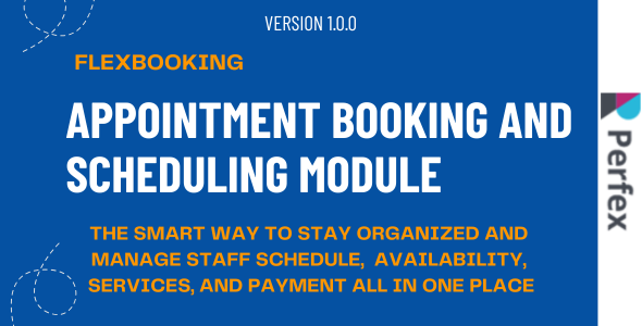 Appointment Booking and Scheduling module for Perfex