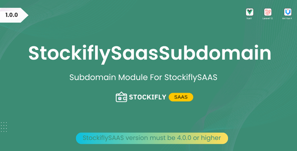 Subdomain Module for Stockifly SAAS – StockiflySaasSubdomain