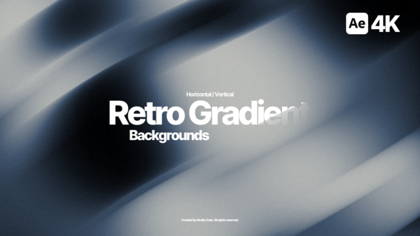 Retro Gradient Backgrounds Elements template preview