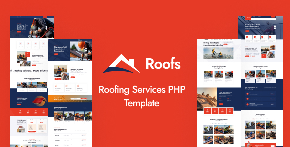 Roofs – Roofing Services PHP Template