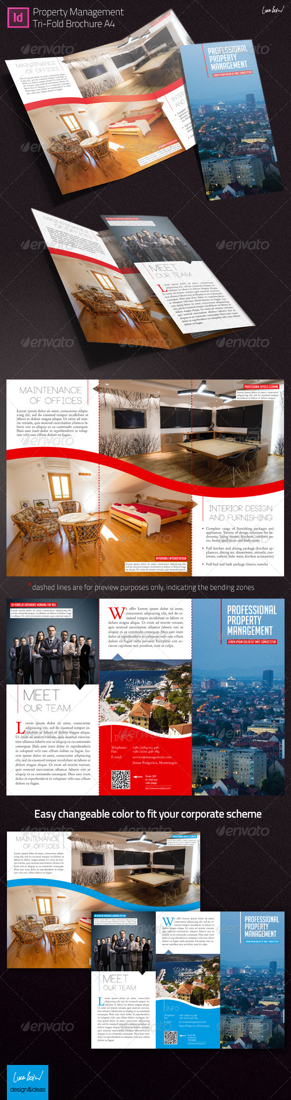 Tri-fold Brochure: Property Management - Corporate Brochures