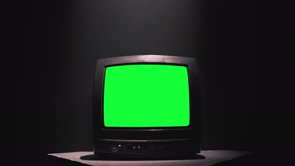 Retro Television with Green Screen. ), Stock Footage | VideoHive