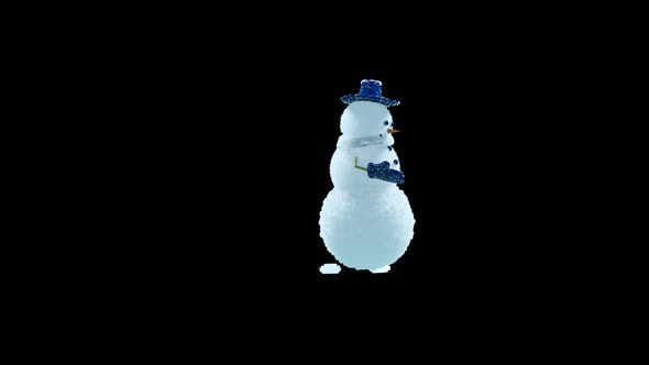 Snowman Dancing 4K alt