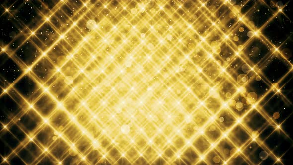 Gold Glitter And Reflection Lights 04 4K alt