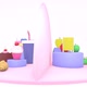 Healthy vs unhealthy food 3d animation - VideoHive Item for Sale