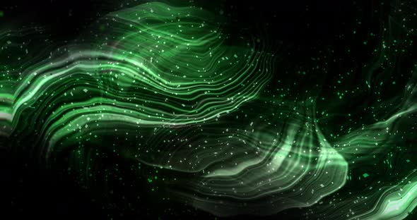 Abstract green twisted background