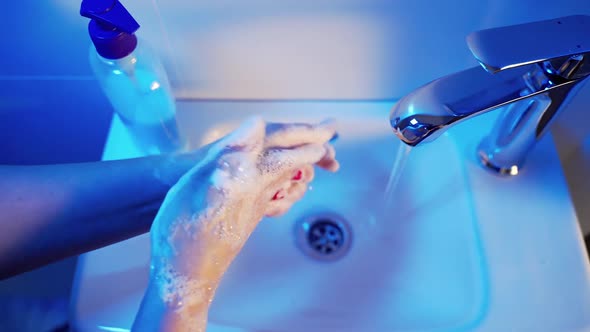 Mechanical ventilation equipment. Medical machine works in a ward during a surgery. alt