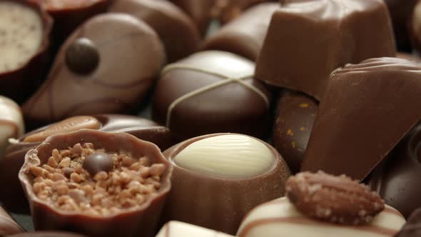 A variety of pralines