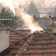 old houses emit smoke in the morning - VideoHive Item for Sale