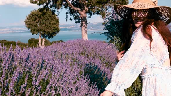 Beautiful Girl on the Lavender alt