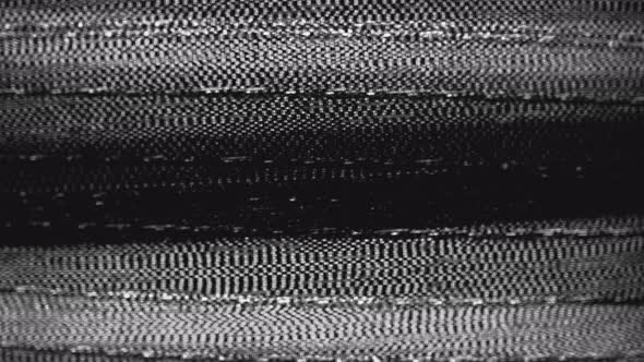 Damage to the video signal with pixel noise and noise. Black and white dream background .retro tv