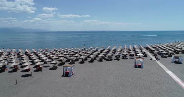 Beach and Umbrellas