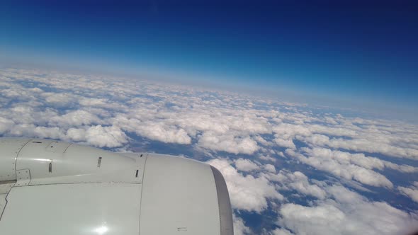 View of the Clouds From the Plane