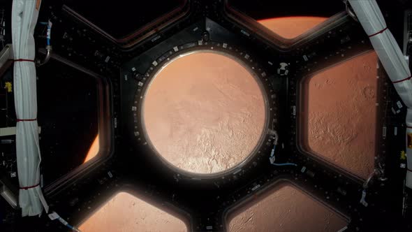 Mars view Spaceship Window - 4