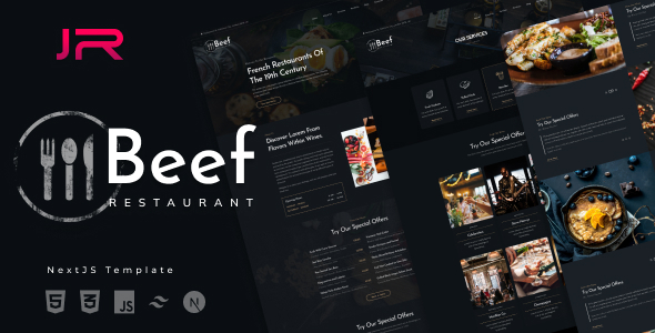 Beef – Restaurant React NextJS Template